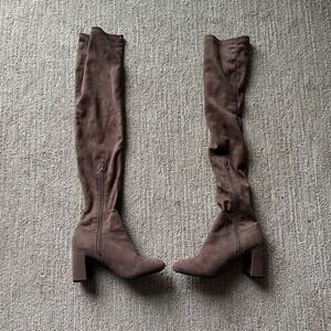 Brown Over-the-Knee Women's Boots